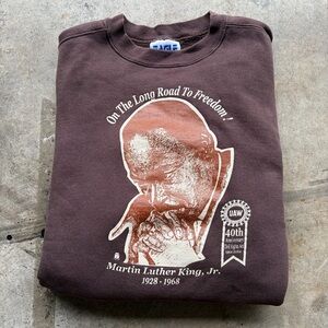 Vintage Martin Luther King Jr MLK  Y2K Civil Rights Sweatshirt USA HIPHOP Grunge